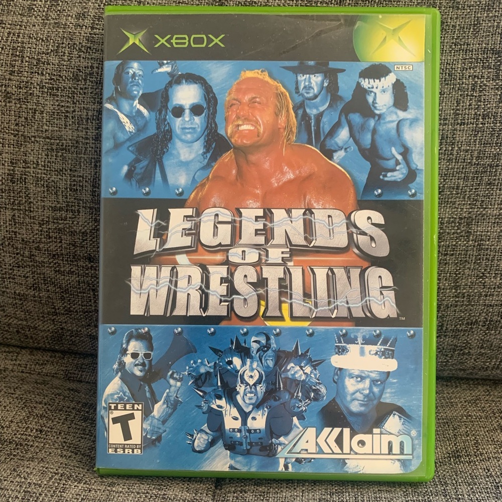 MICROSOFT XBOX LEGENDS OF WRESTLING ACCLAIM VIDEO GAME